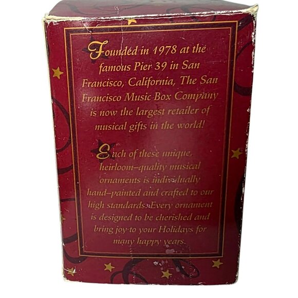 Vintage Santa Lion Lamb Ornament Father Christmas Peace San Francisco Music Box - Picture 13 of 14